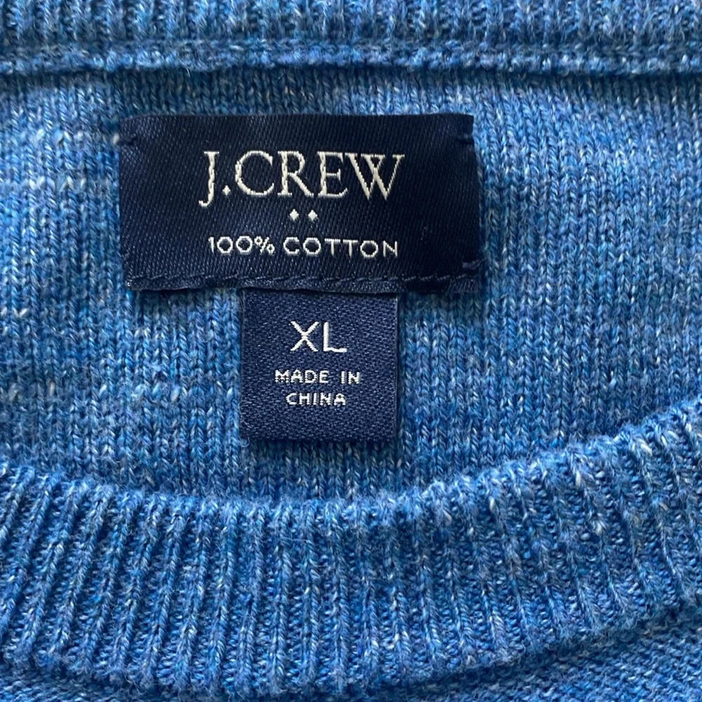 J Crew Men's Raglan Budded Crewneck‎ Sweater